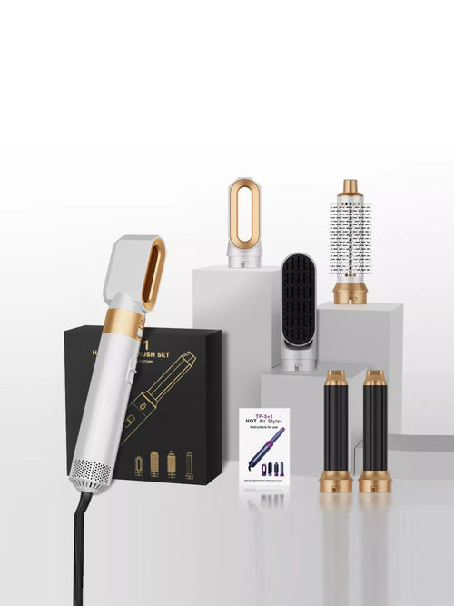 5-in-1 Interchangeable Hot Air Brush by Trendsi