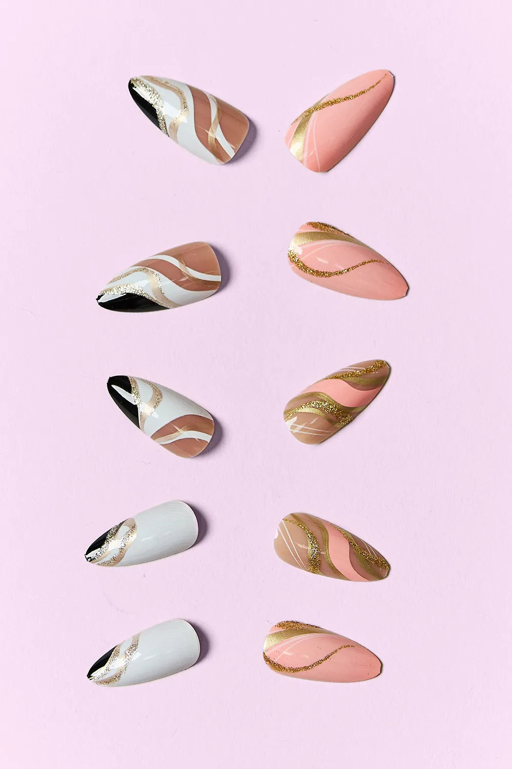 SO PINK BEAUTY Press On Nails 2 Packs by Trendsi