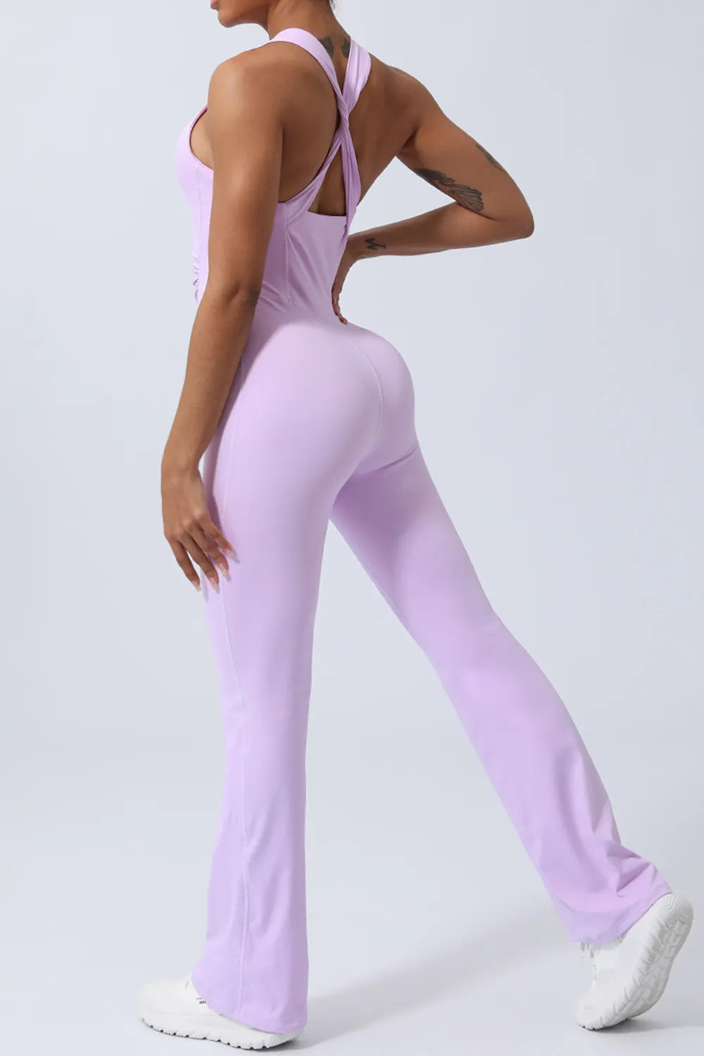 Crisscross Wide Strap Sleeveless Jumpsuit by Trendsi