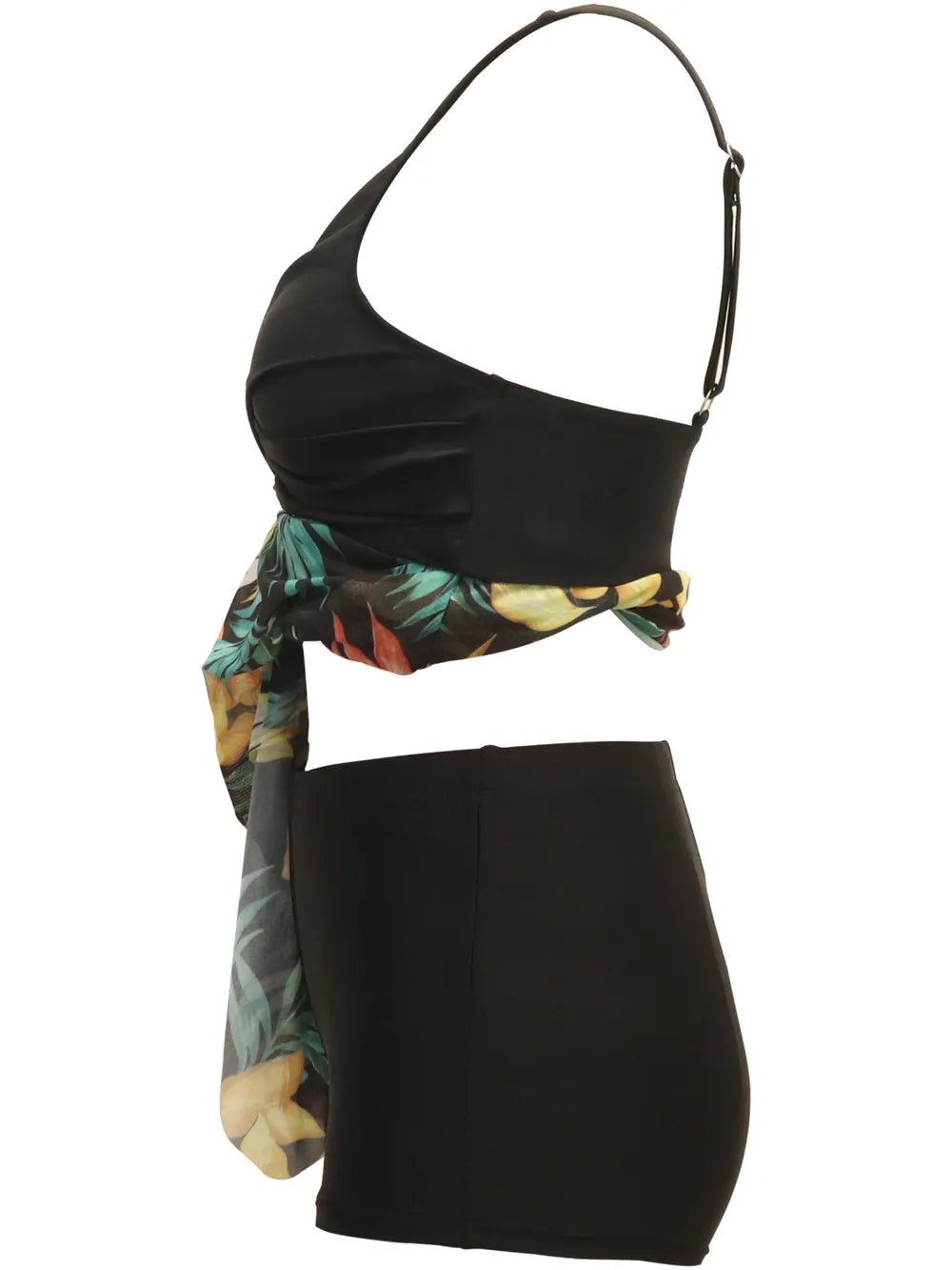 Printed Wide Strap Two-Piece Swim Set by Trendsi