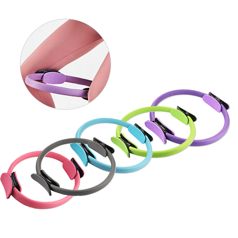 Yoga Fitness Pilates Ring Women Girls Circle Magic Dual Exercise Home Gym Workout Sports Lose Weight Body Resistance by DC-THE CEO