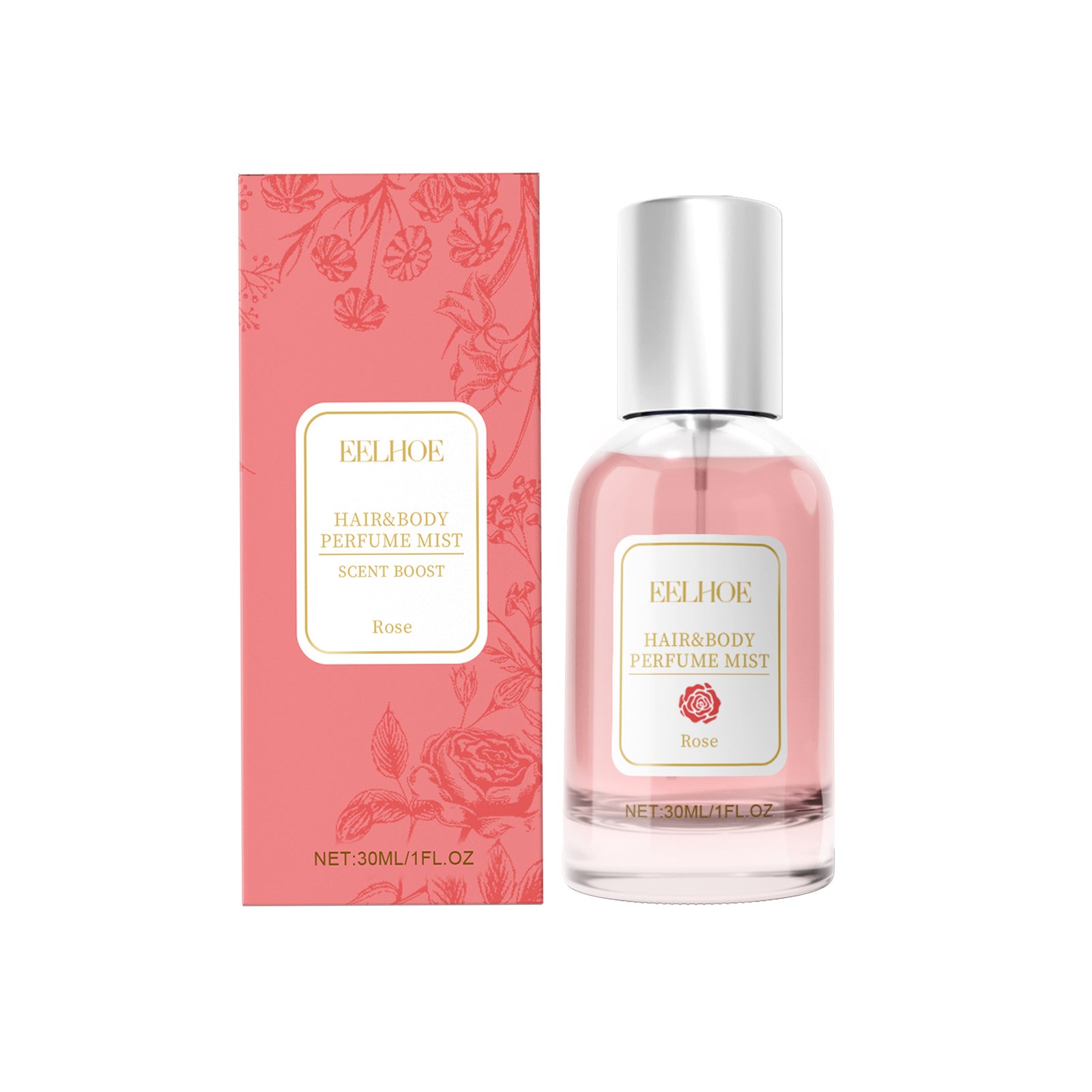 EELHOE Rose Body Hair Eau De Parfum Spray Fresh And Elegant With Fragrance And Charm Perfume Spray by DC-THE CEO