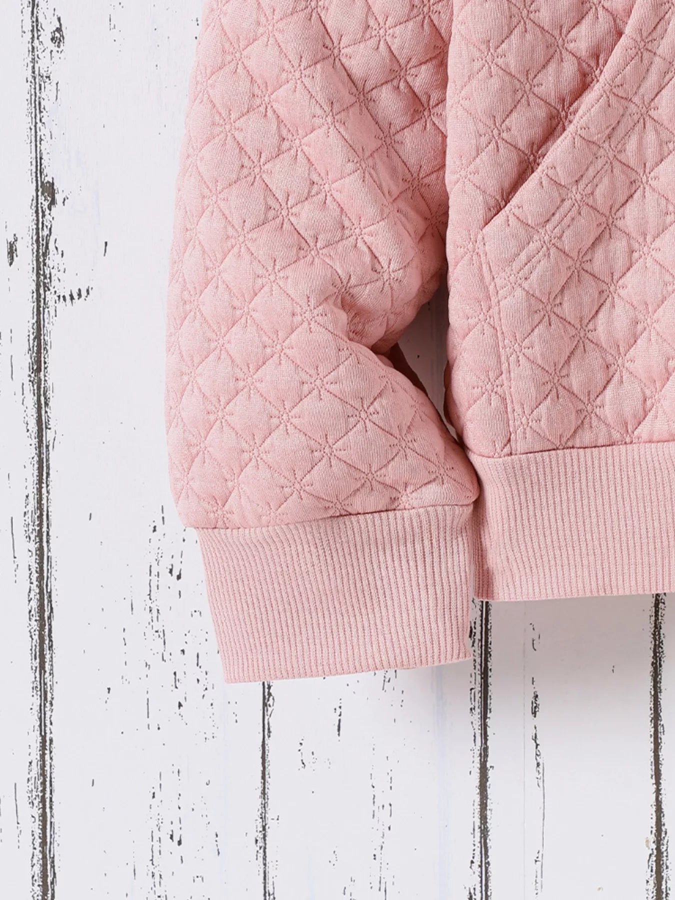 Children's Quilted Zip-Up Hooded Jacket by Trendsi