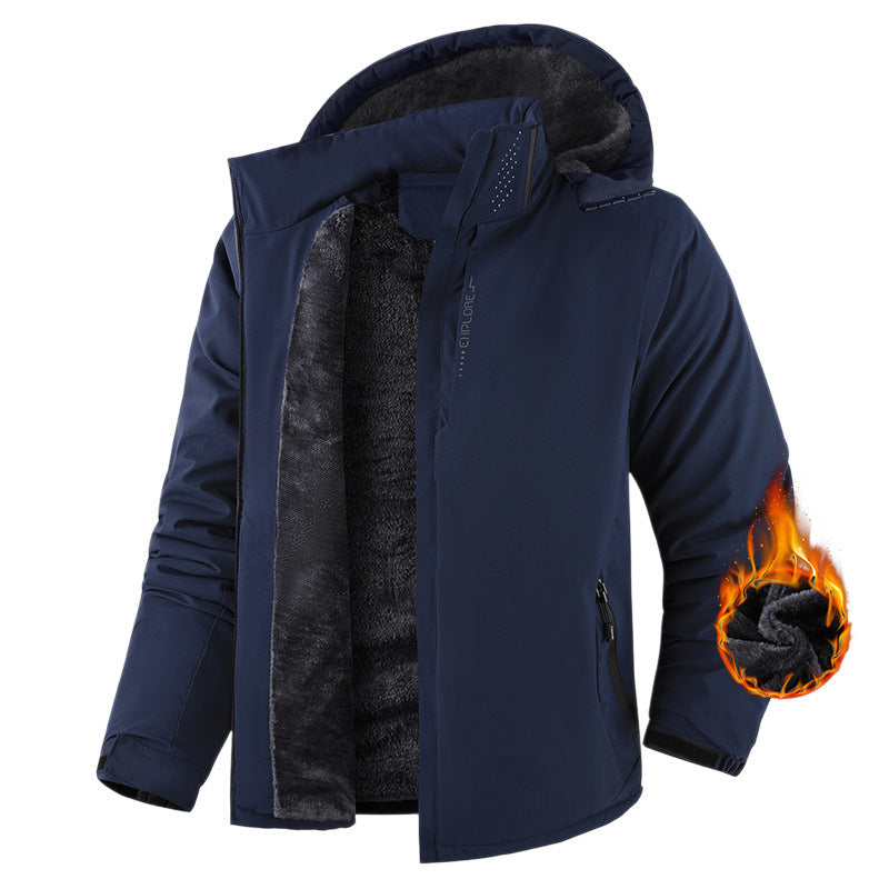 Autumn And Winter Warm Couple Outdoor Wind Coat by DC-THE CEO