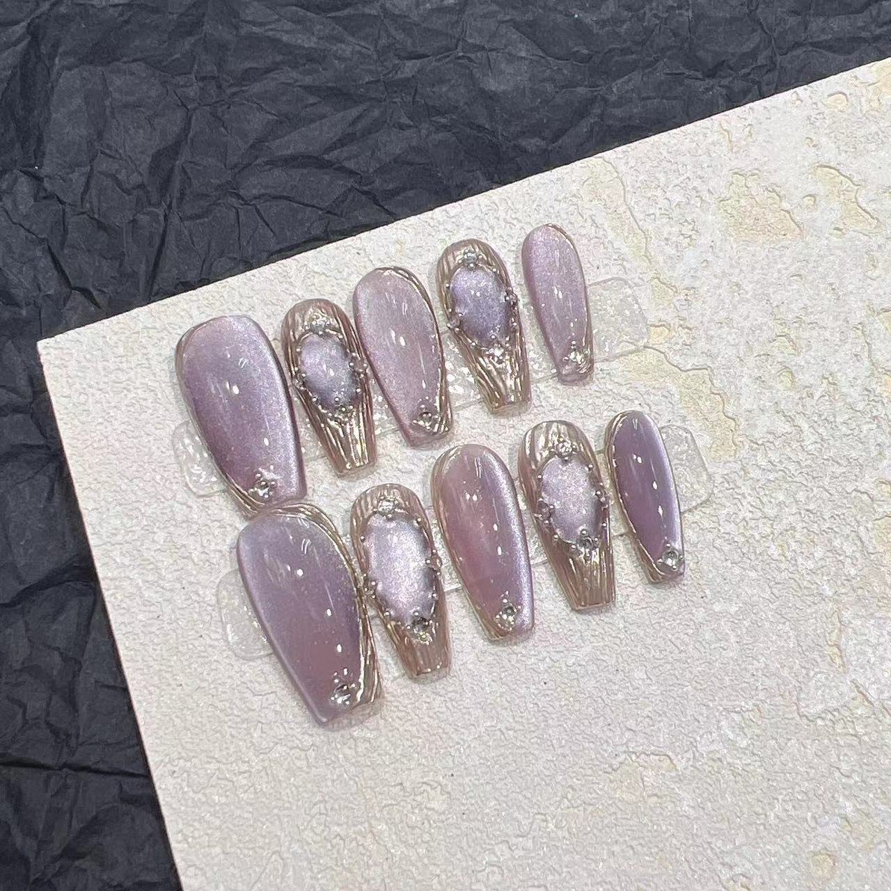 Handmade Wear Armor Fake Nail Patch by DC-THE CEO