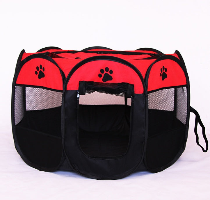 Folding Octagonal Pet Fence Oxford Cloth Cat And Dog Kennel by DC-THE CEO