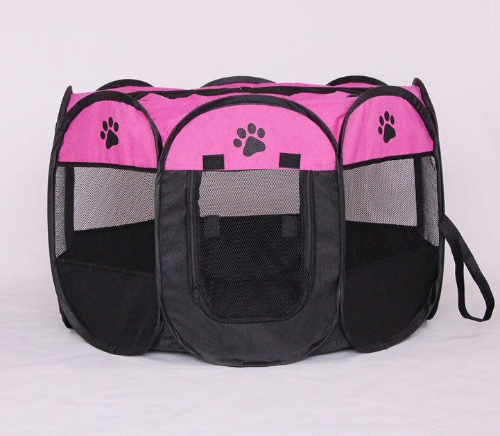 Folding Octagonal Pet Fence Oxford Cloth Cat And Dog Kennel by DC-THE CEO