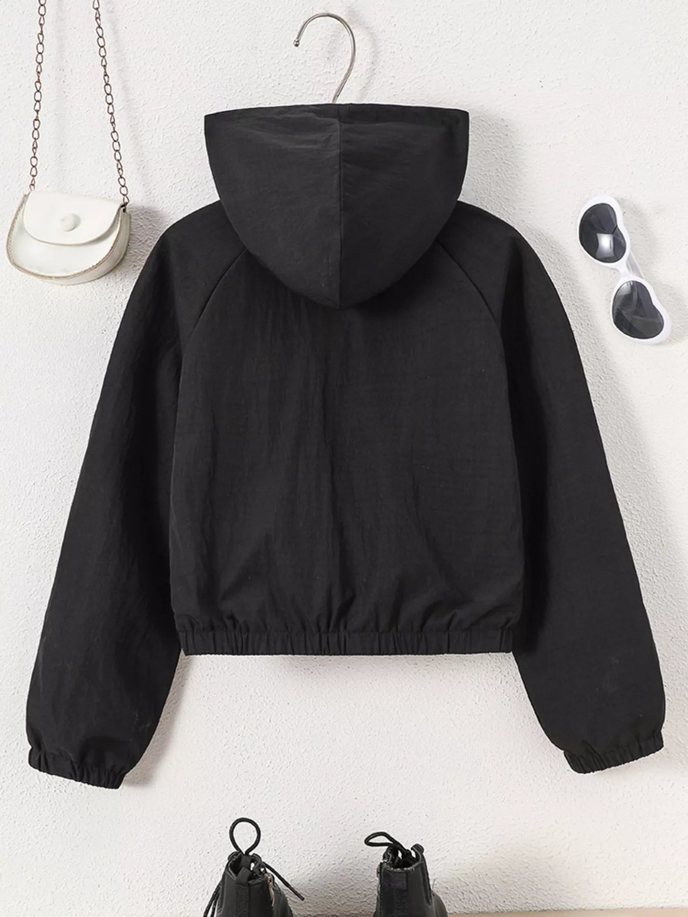 Children's Zip Up Long Sleeve Jacket by Trendsi