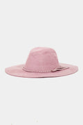 Fame Braided Faux Suede Hat by Trendsi