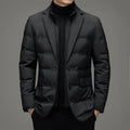 Fake Two-piece Suit Down Jacket Business Men by Estely