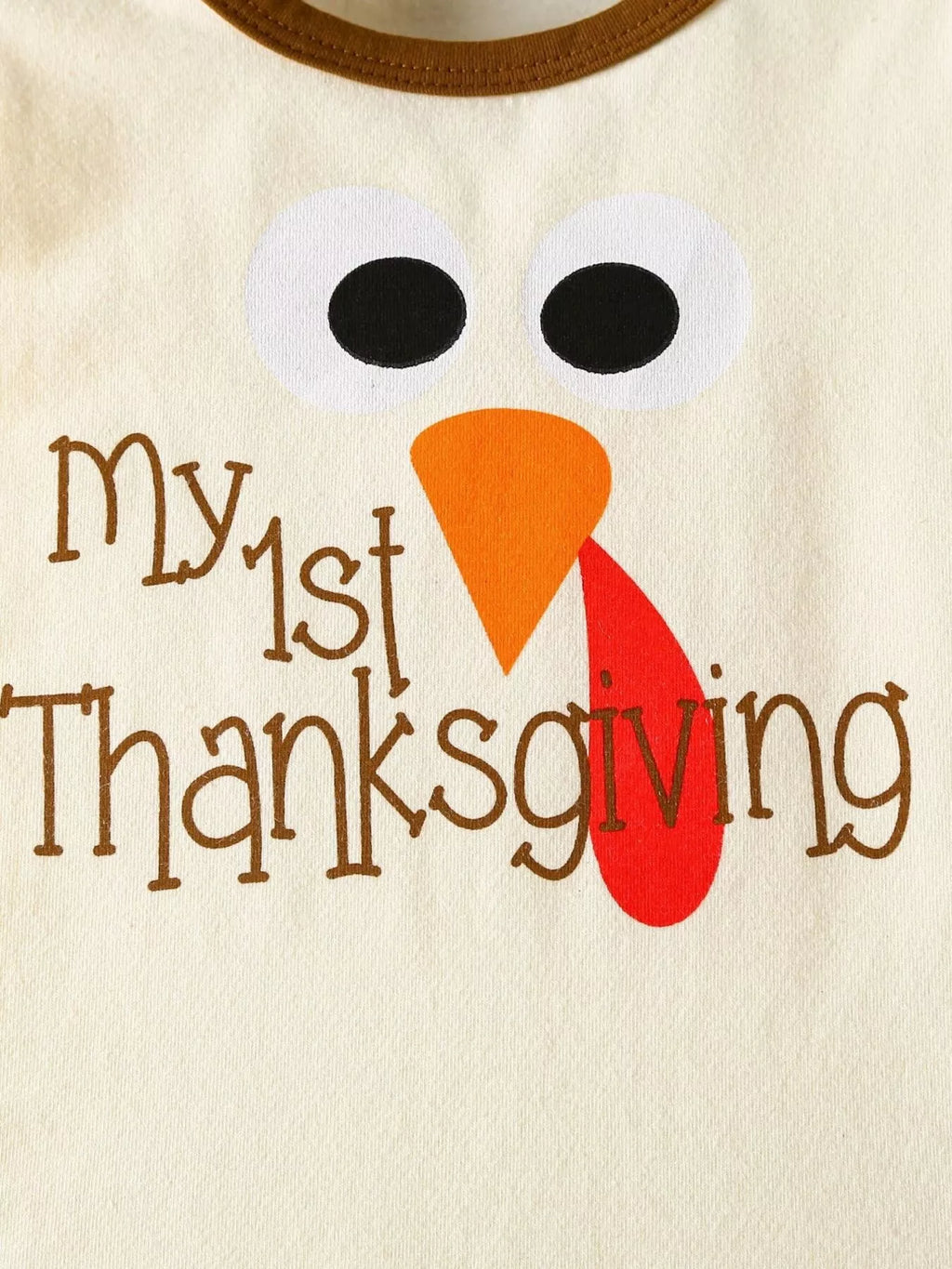 Children's My 1st Thanksgiving Turkey Graphic 3-Piece Set by Trendsi