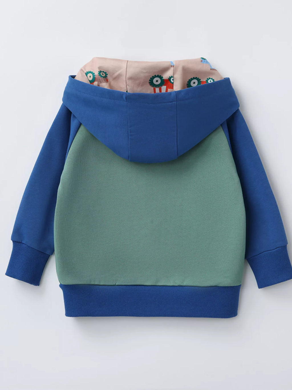 Children's Tractor Zip-Up Hoodie by Trendsi
