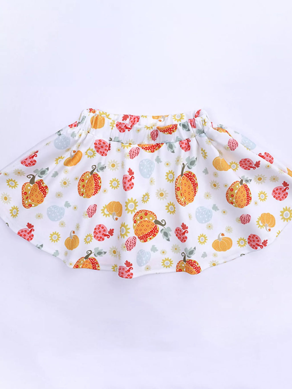 Children's First Thanksgiving Top and Skirt Outfit Set by Trendsi