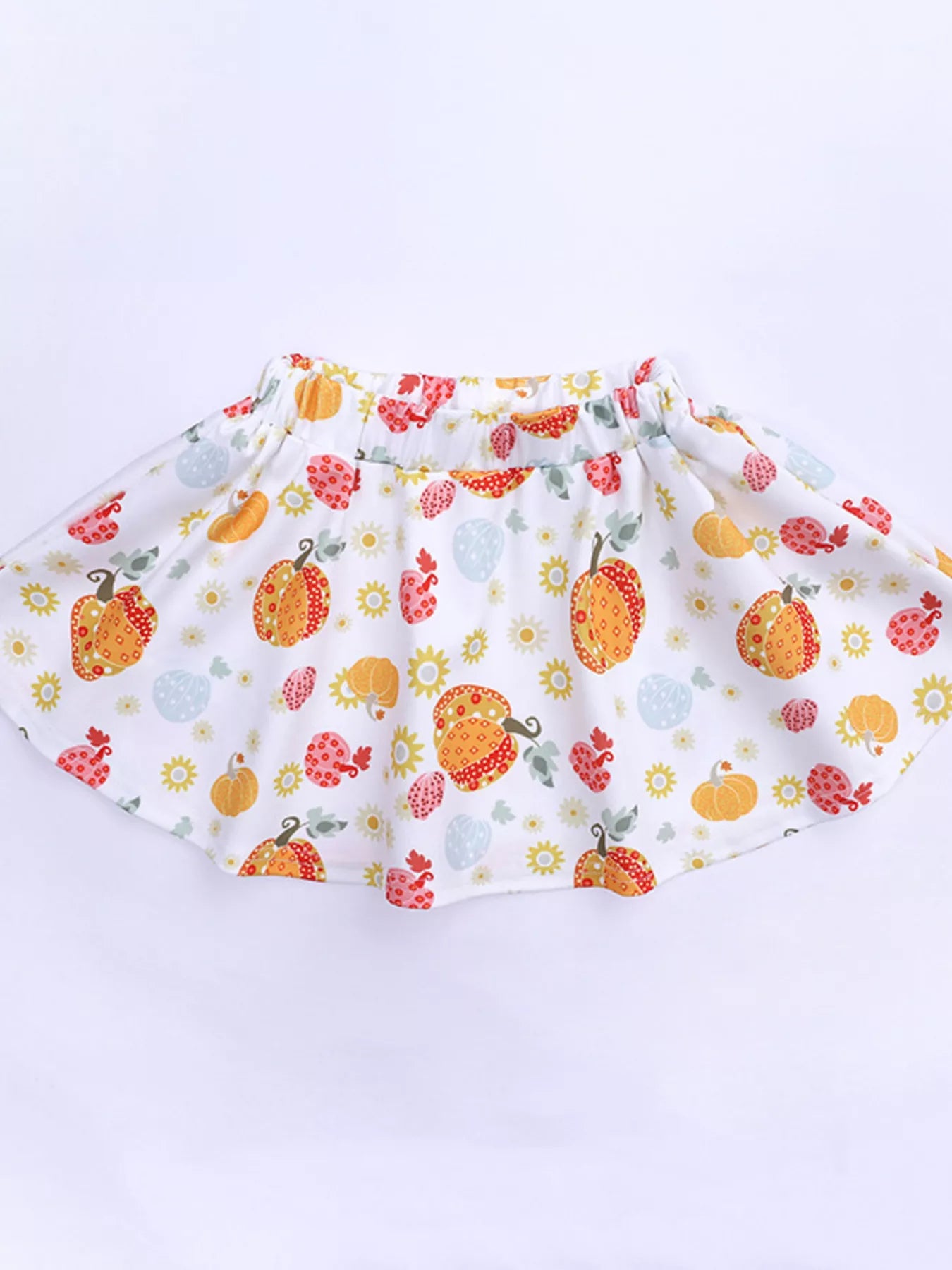 Children's First Thanksgiving Top and Skirt Outfit Set by Trendsi