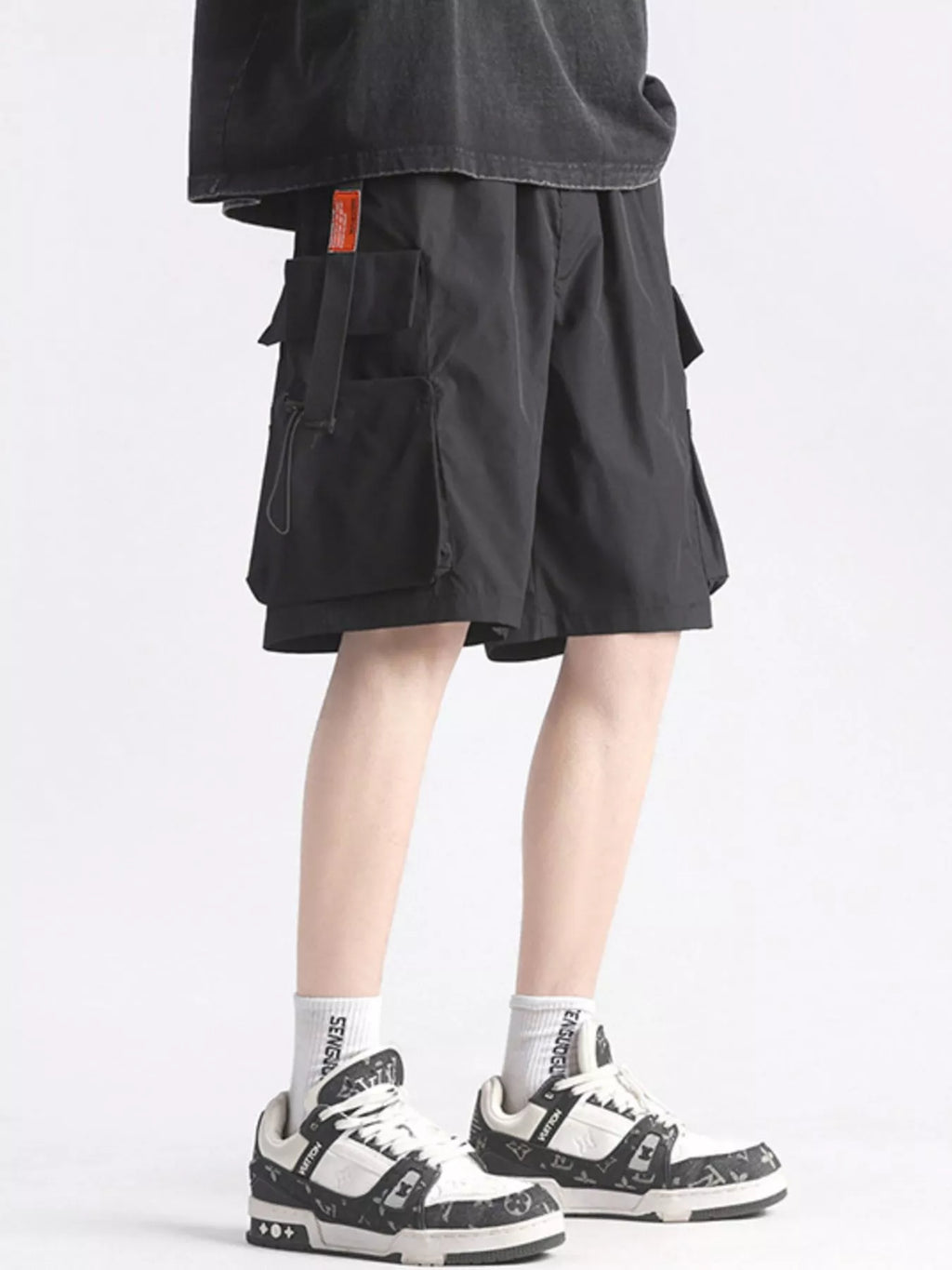 Men 's Full Size Multi-Pocket Relaxed Fit Cargo Shorts Plus Size by Trendsi