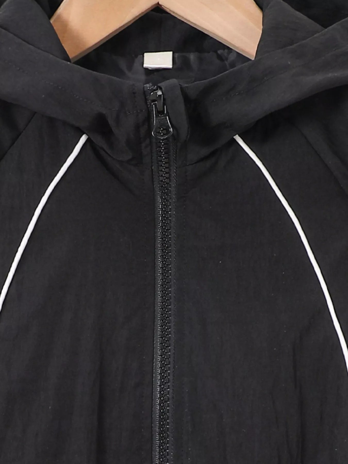 Children's Zip Up Long Sleeve Jacket by Trendsi