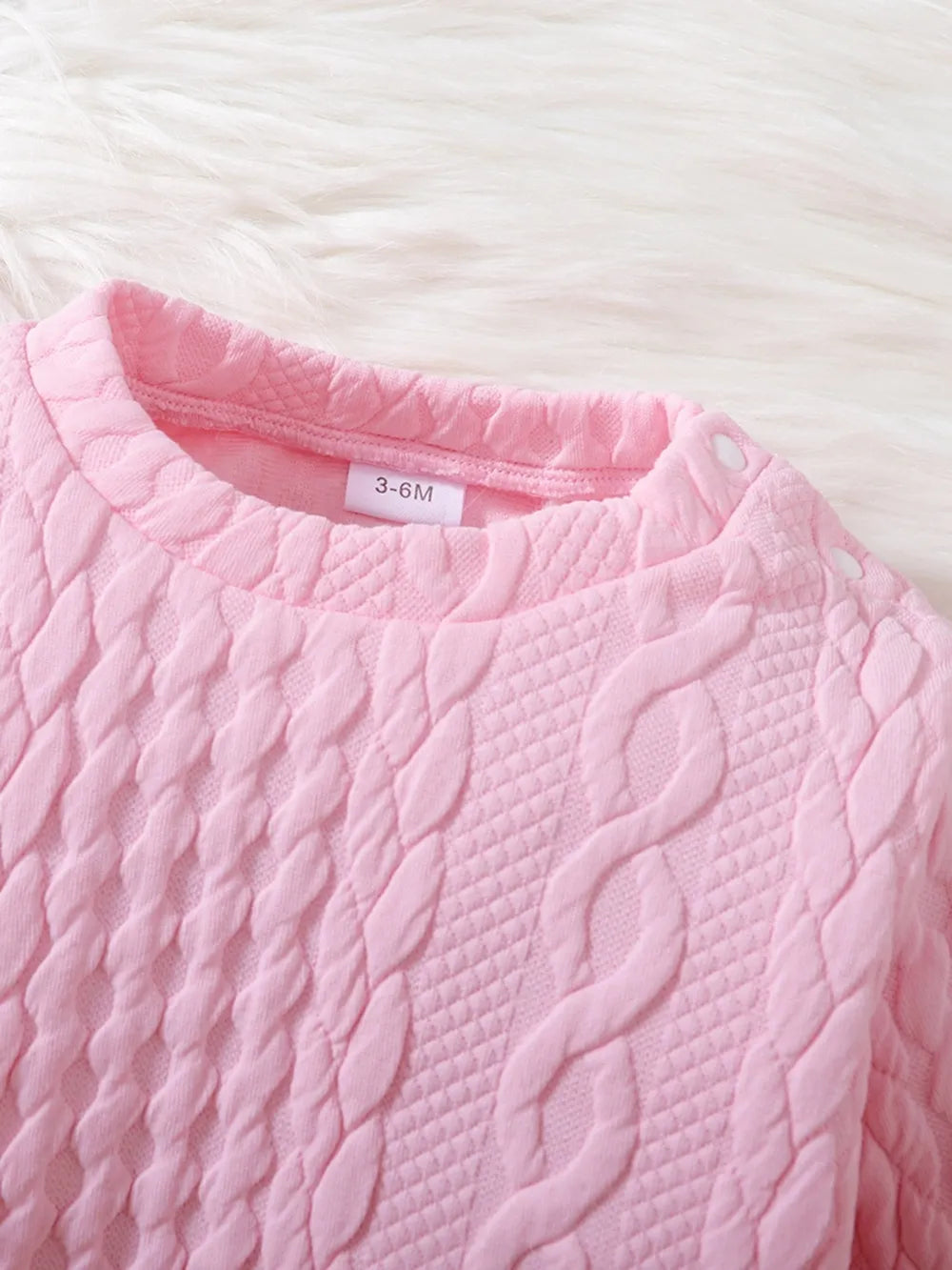 Children's Lace Detail Top and Skirt Set by Trendsi
