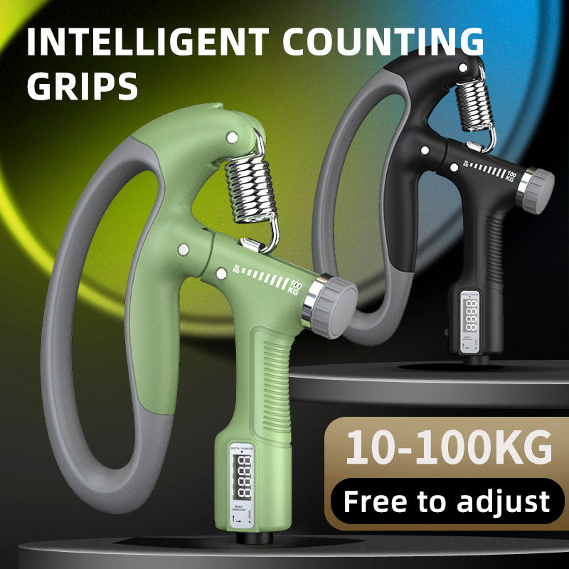 Smart Counting Grip 10-100KG Grip Free Adjustment Professional Hand Training Arm Muscle Training Fitness Equipment Fitness Tools Gym by DC-THE CEO