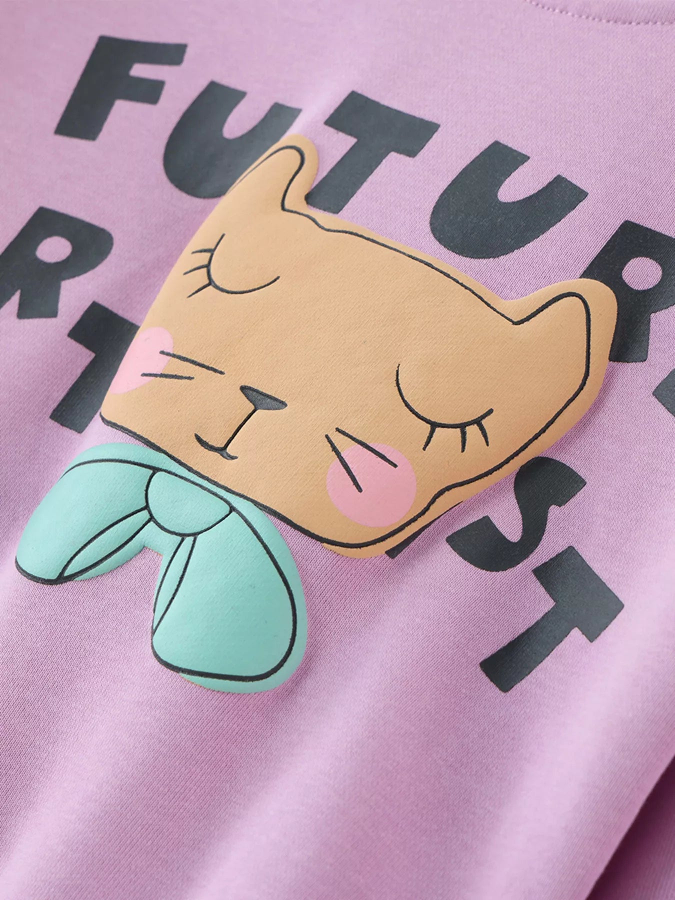 Children's Graphic Crew Neck Sweatshirt by Trendsi
