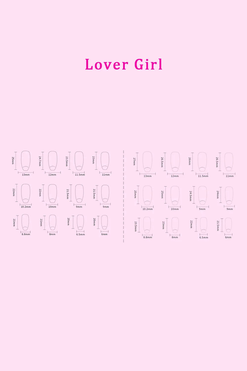 SO PINK BEAUTY Press On Nails 2 Packs by Trendsi