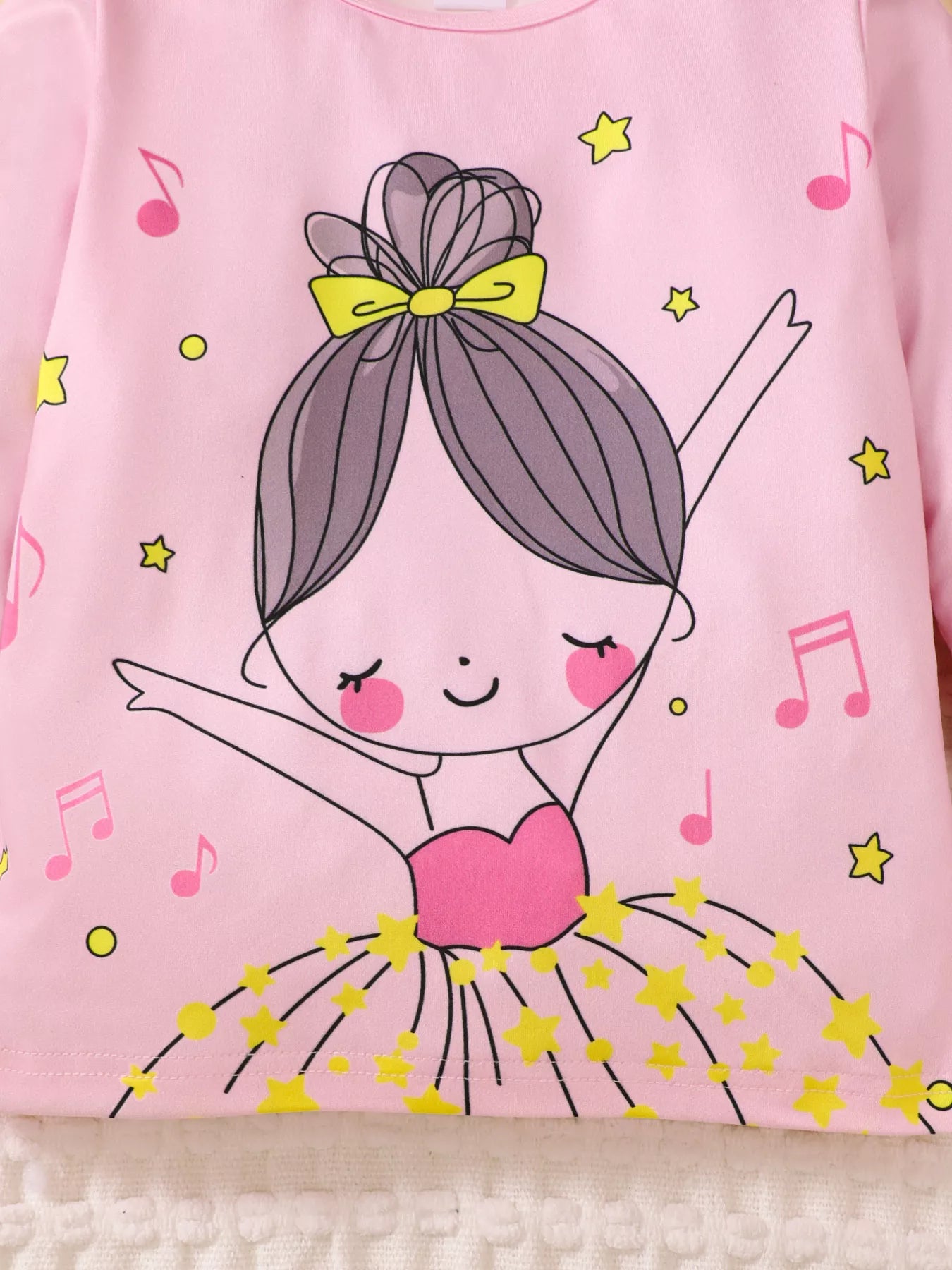 Children's Graphic Long Sleeve Top and Pants Set by Trendsi