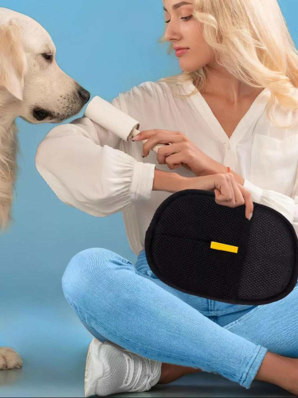 Washable & Reusable Glove-Shaped Pet Hair Remover by Trendsi