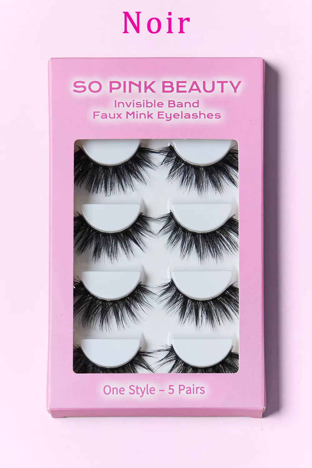 SO PINK BEAUTY Faux Mink Eyelashes 5 Pairs by Trendsi