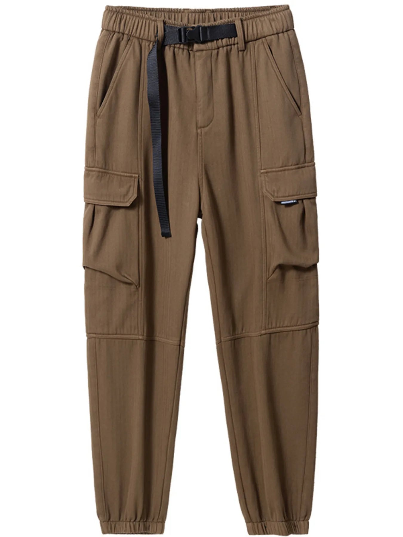 Men's Plus Size Casual Cargo Pants by Trendsi