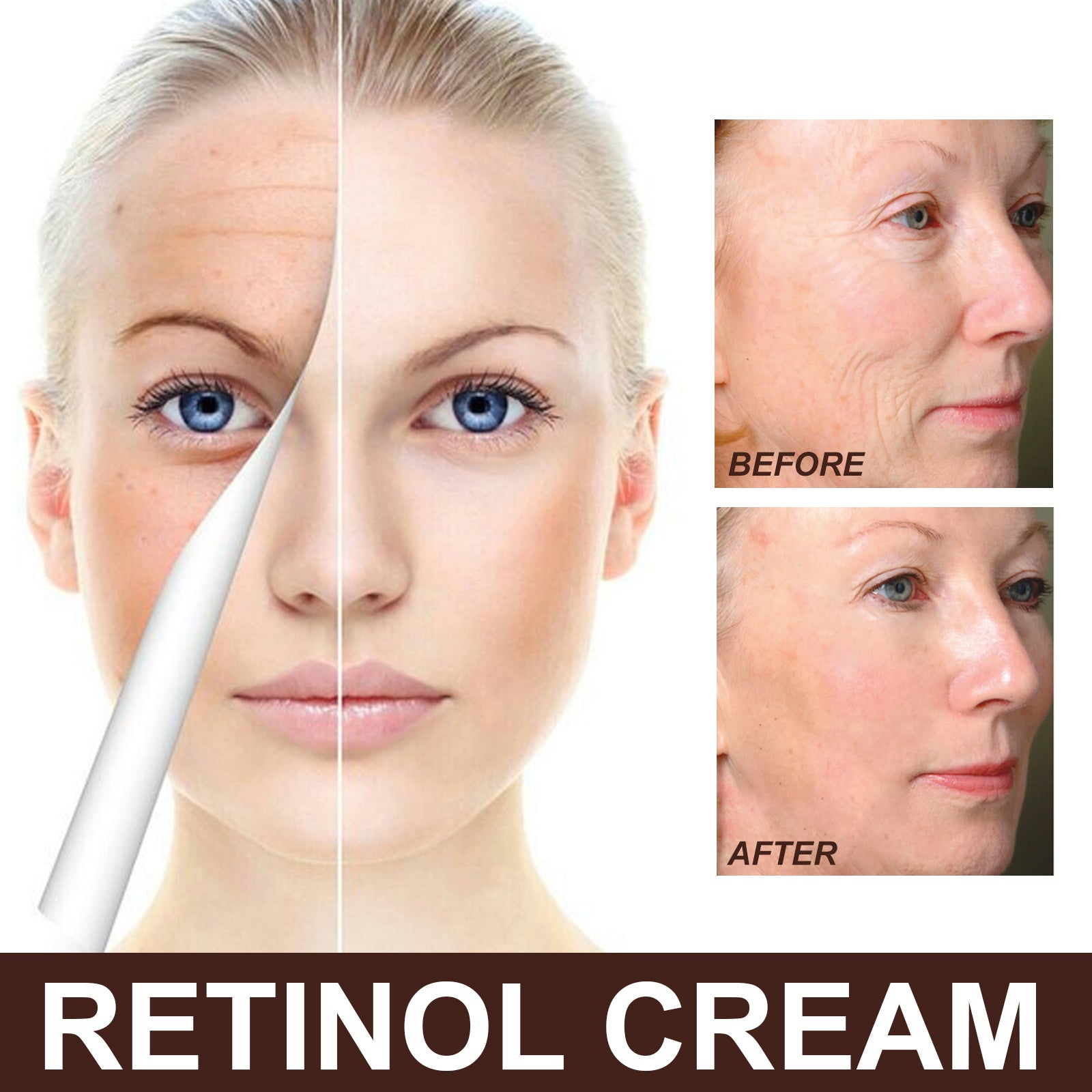 EELHOE Retinol Cream, Anti-Aging Firming Brightening Moisturizing Facial Skin Care Cream by DC-THE CEO