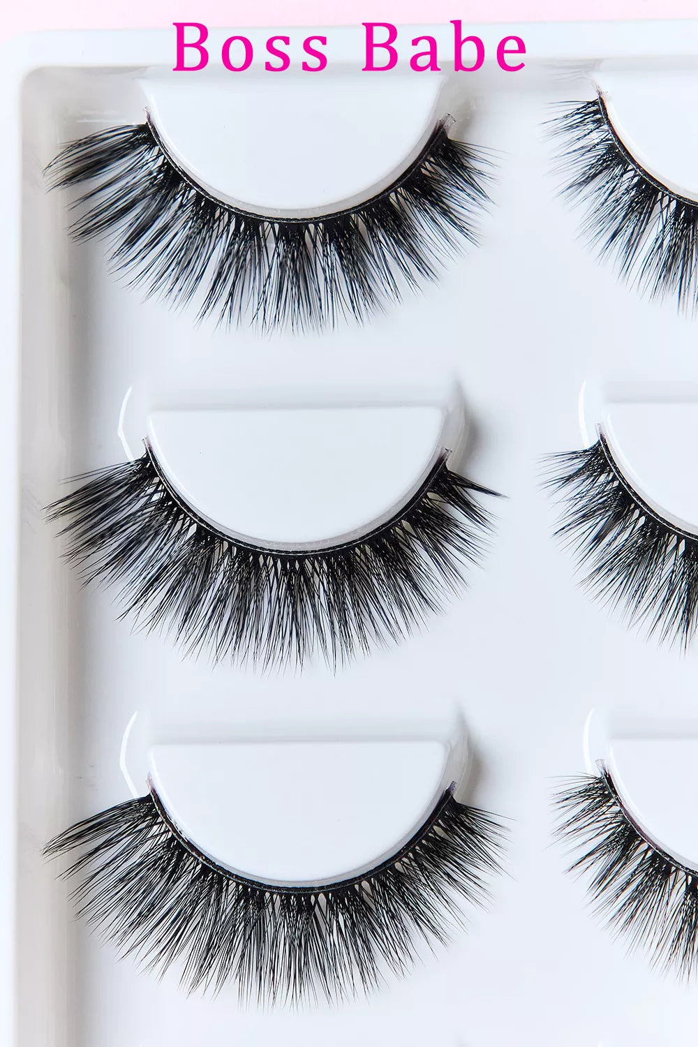 SO PINK BEAUTY Faux Mink Eyelashes 5 Pairs by Trendsi