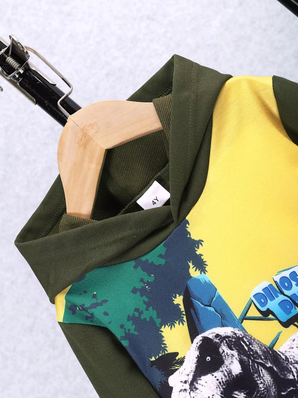 Children's Dinosaur Park Hoodie and Pants Set by Trendsi