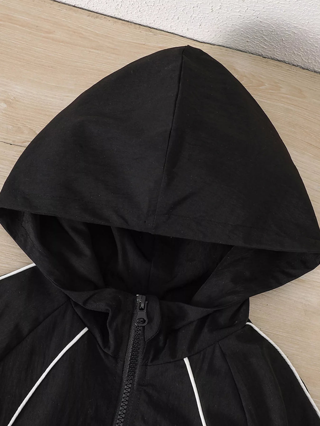 Children's Zip Up Long Sleeve Jacket by Trendsi