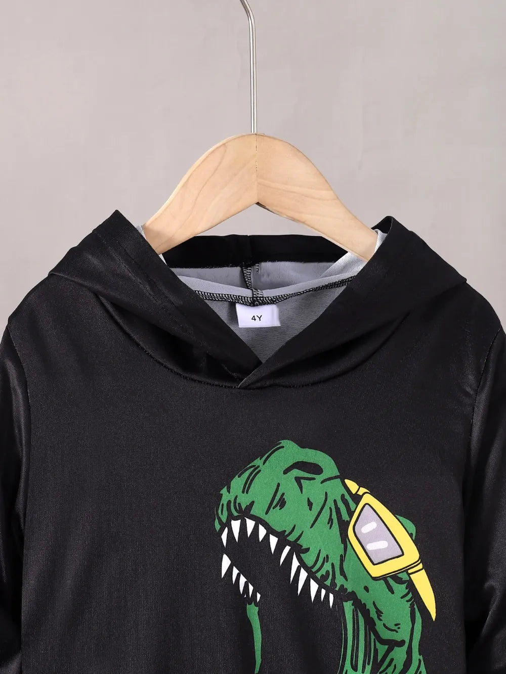 Children's Dinosaur Graphic Hoodie and Pants Set by Trendsi