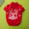 Christmas Tree Elk Christmas Dog Sweater by DC-THE CEO