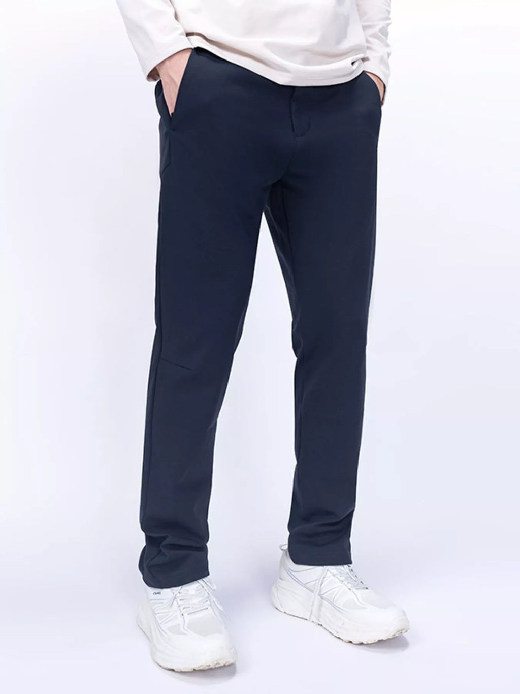 Men's Plus Size Slim-Fit Stretch Pants by Trendsi