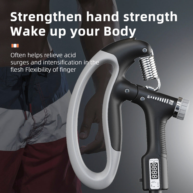 Smart Counting Grip 10-100KG Grip Free Adjustment Professional Hand Training Arm Muscle Training Fitness Equipment Fitness Tools Gym by DC-THE CEO
