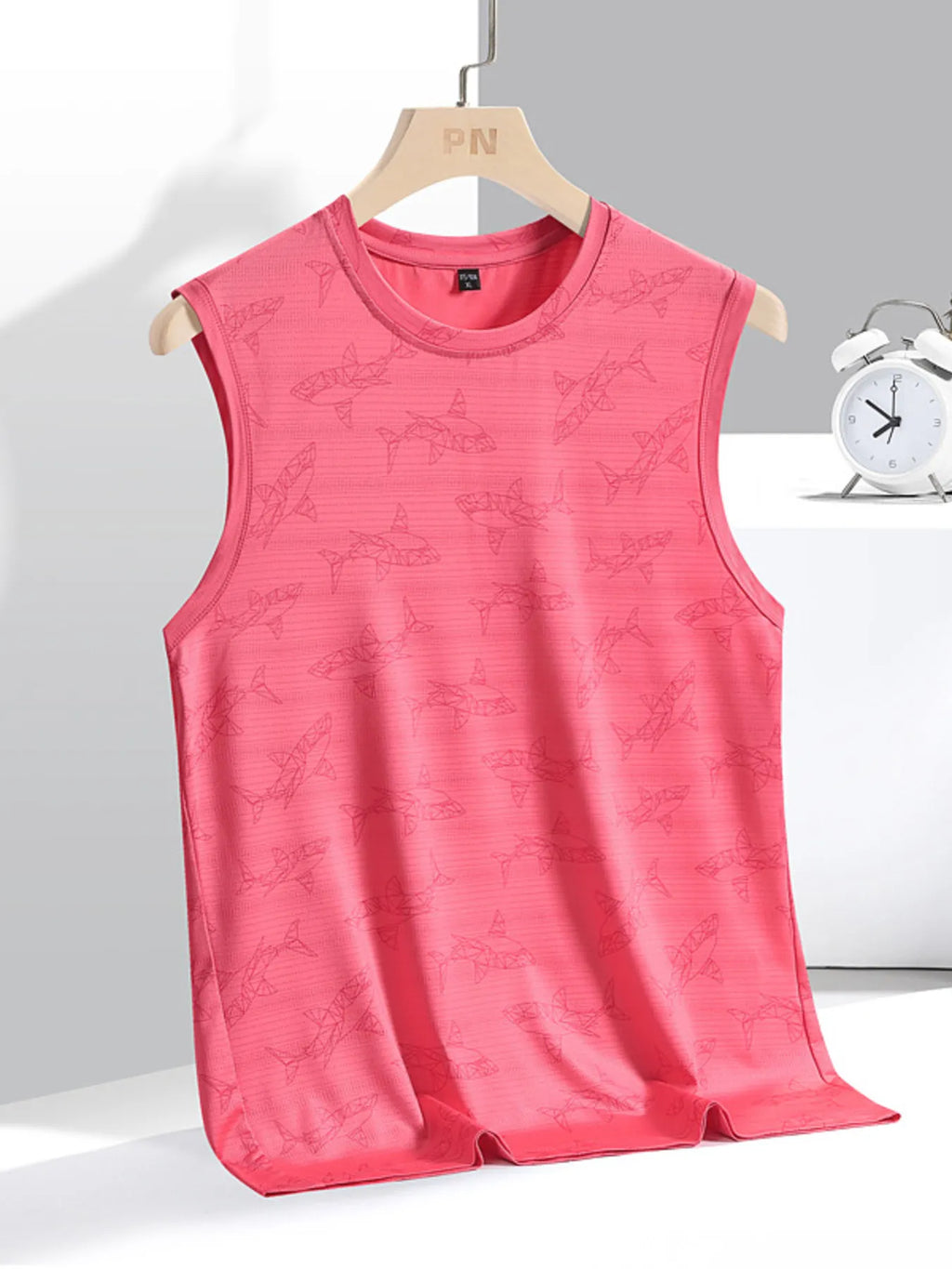 Men's Plus Size Round Neck Tank by Trendsi