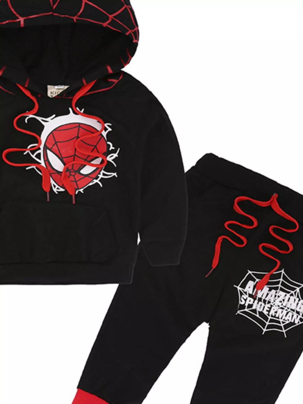 Children's Spiderman Graphic Hoodie and Pants Set by Trendsi