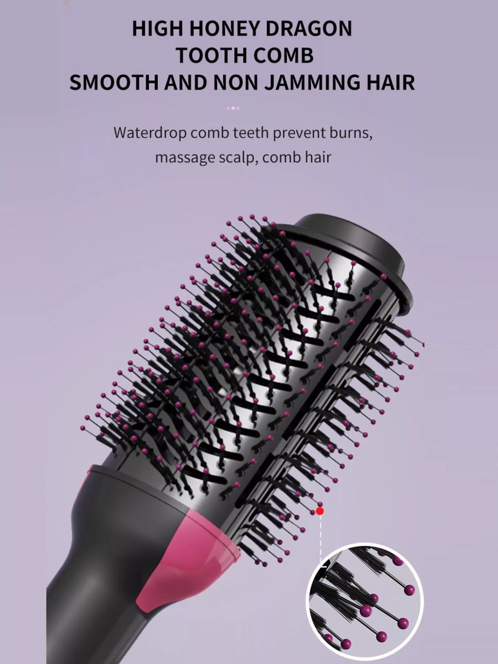Multifunctional Hot Air Straightening Comb by Trendsi