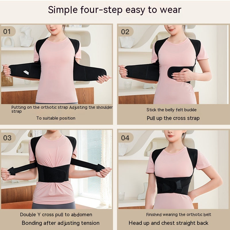 Unisex Anti-Humpback Chest Lift Brace Posture Corrector by DC-THE CEO