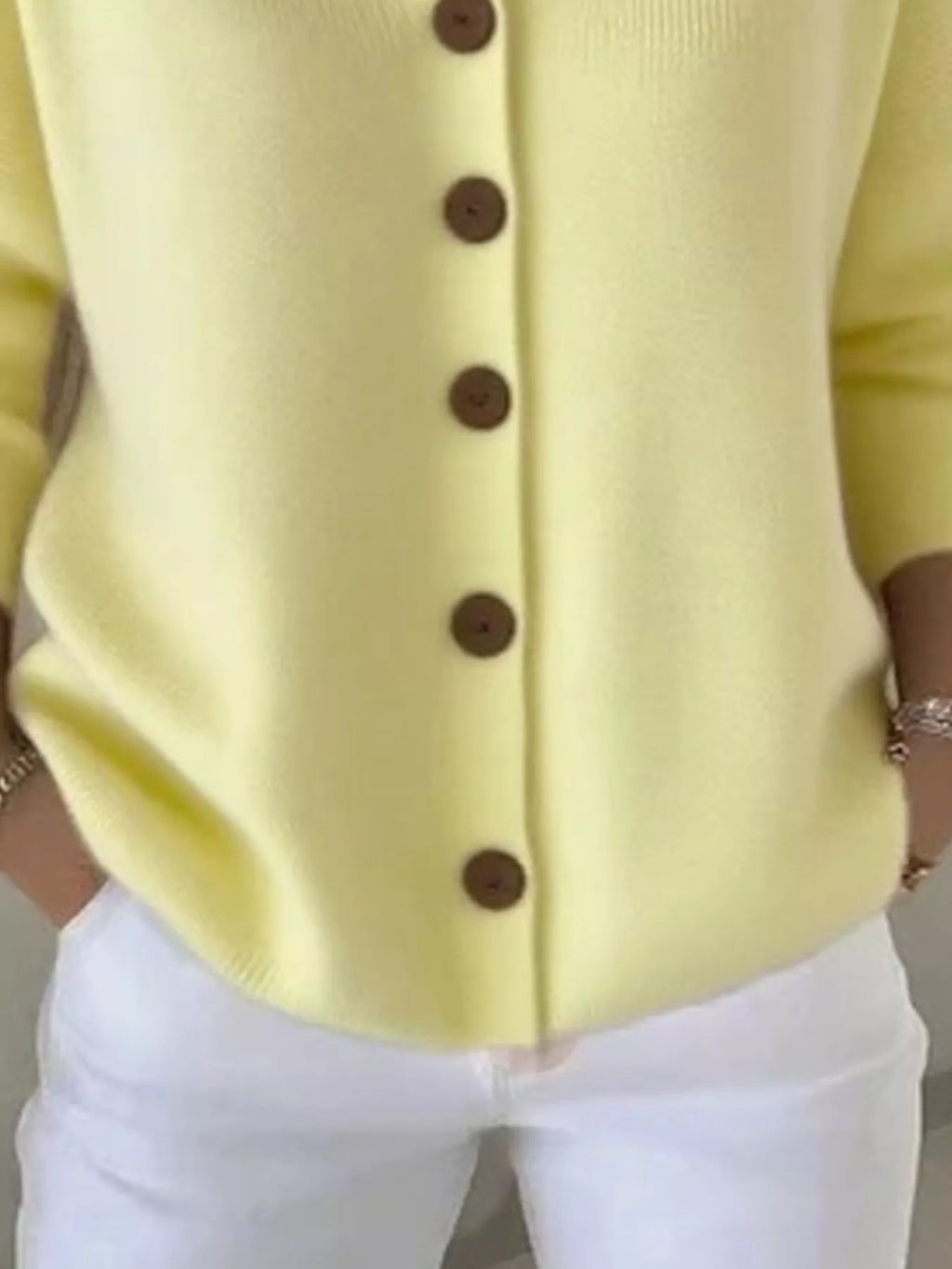Full Size Hooded Button-Front Soft Knit Cardigan Plus Size by Trendsi