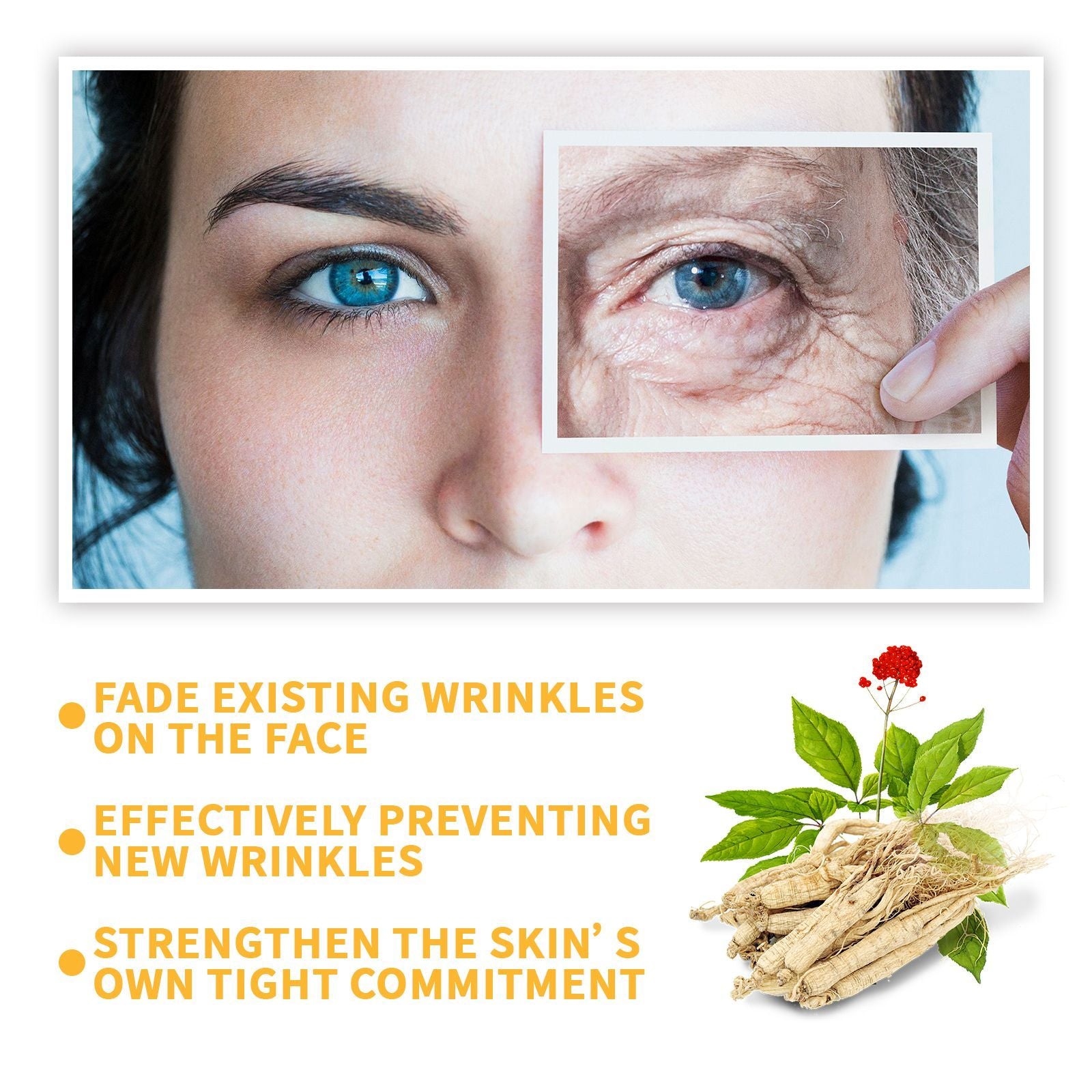 EELHOE Ginseng Essence For Fading Fine Lines, Firming Face, And Moisturizing Skin Serum by DC-THE CEO