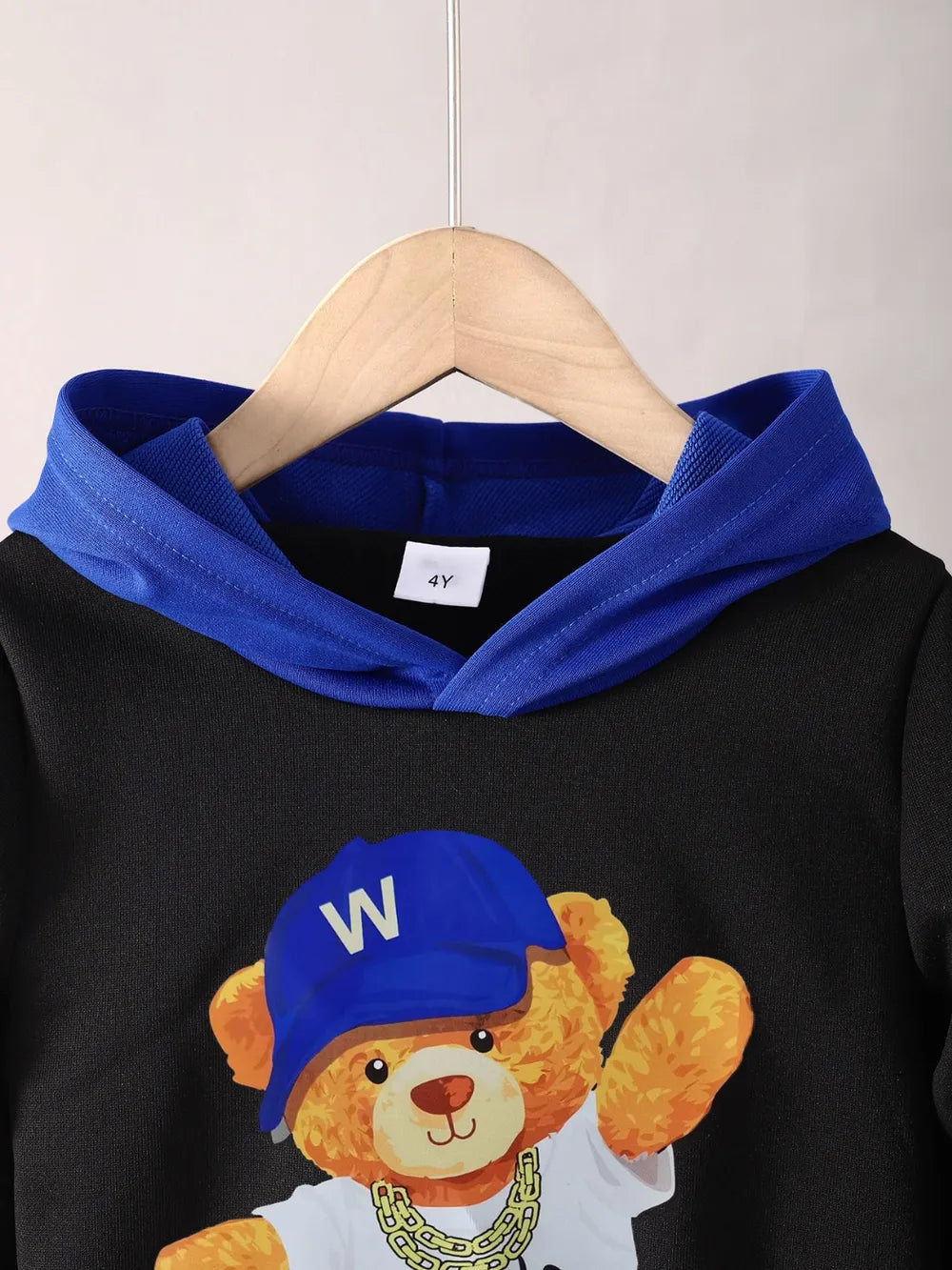 Children's Cartoon Graphic Hoodie and Pants Set by Trendsi