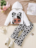 Children's Graphic Long Sleeve Hoodie and Pant Set by Trendsi
