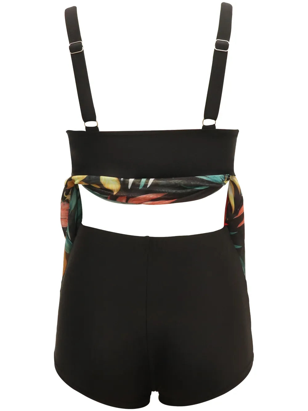 Printed Wide Strap Two-Piece Swim Set by Trendsi