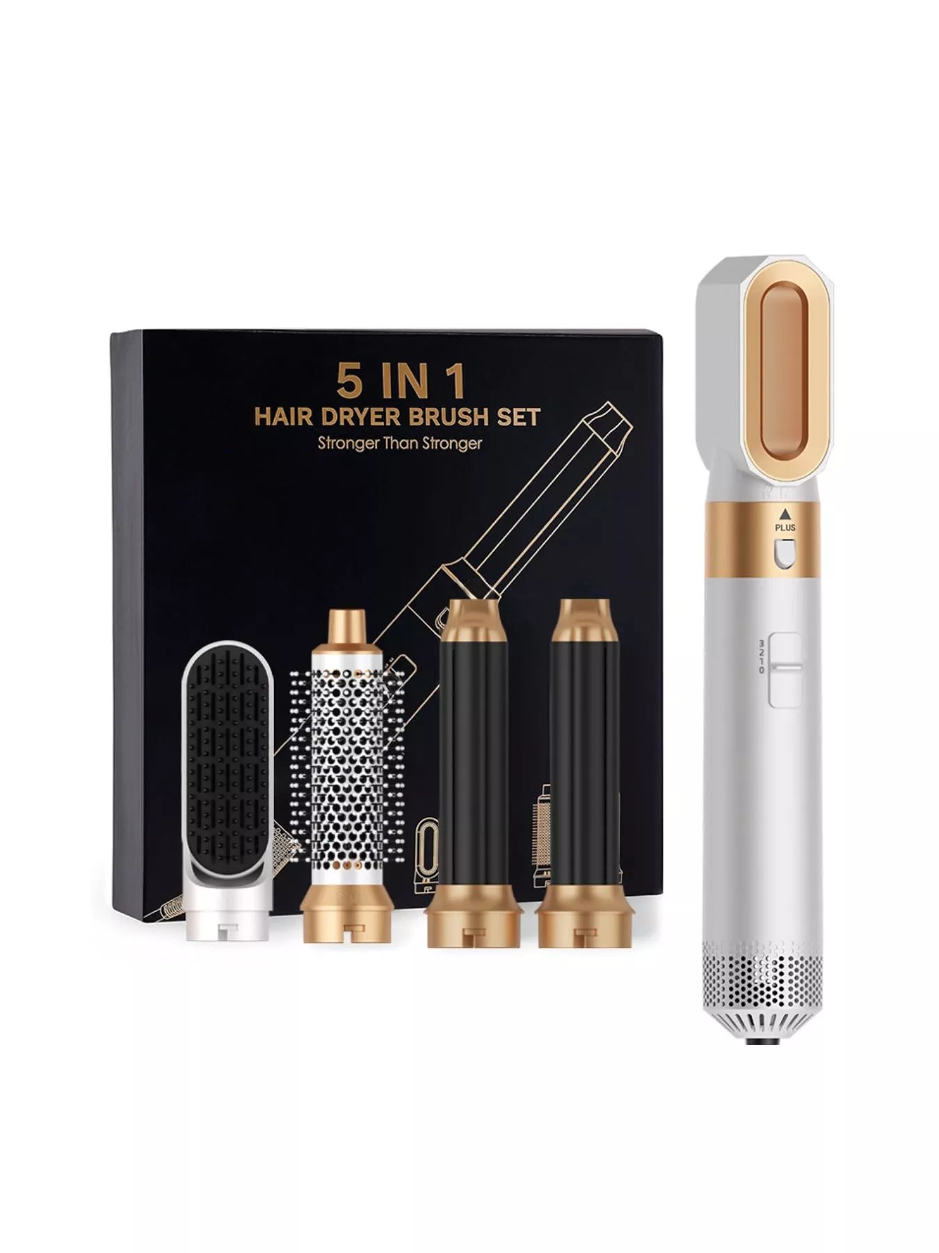 5-in-1 Interchangeable Hot Air Brush by Trendsi