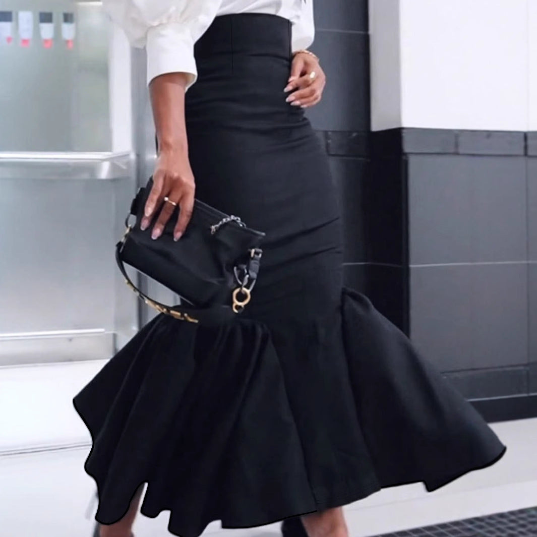 Sheath Long Fishtail Elegant Skirt by DC-THE CEO