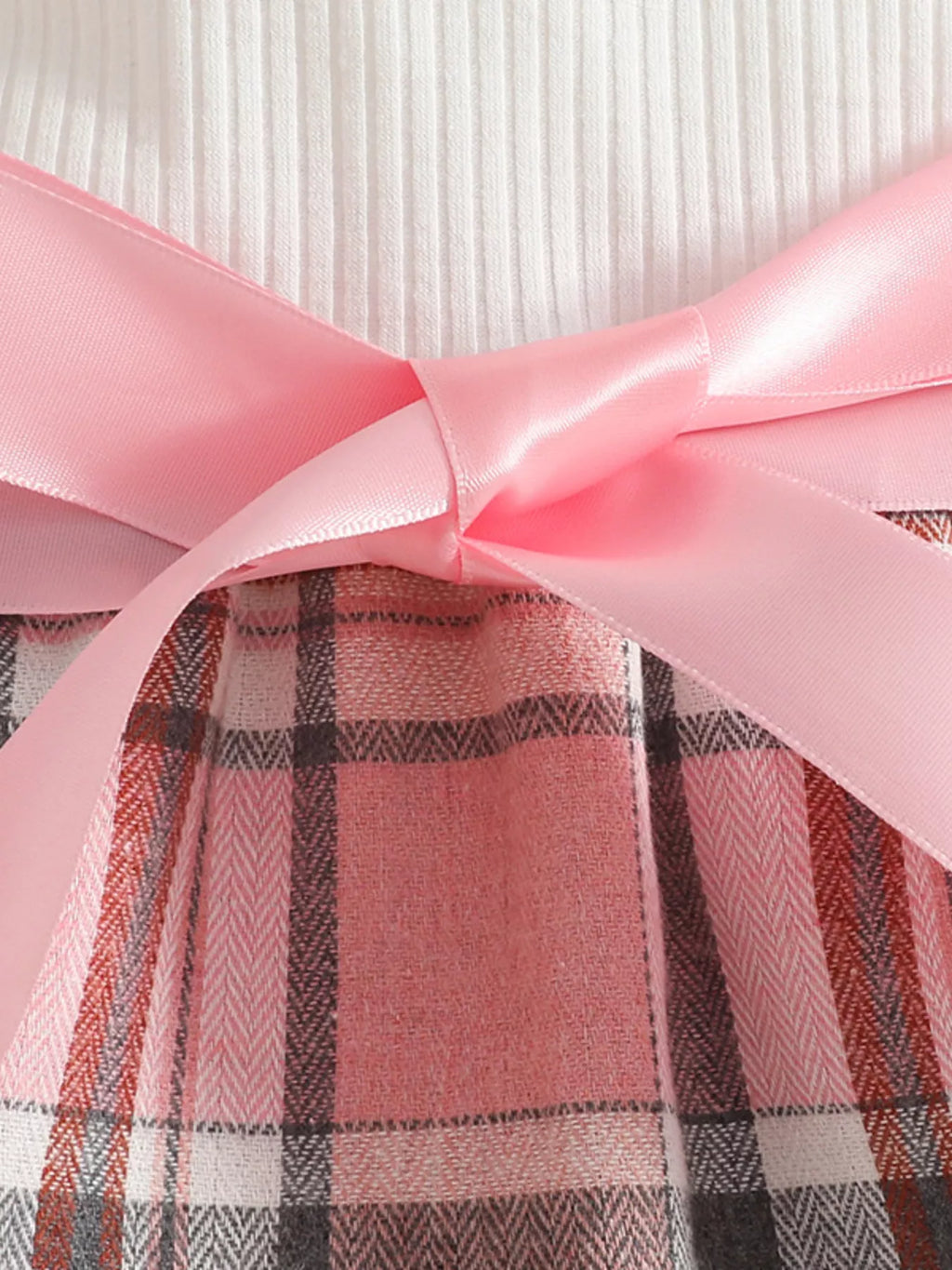 Children's Plaid 3-Piece Outfit Set by Trendsi