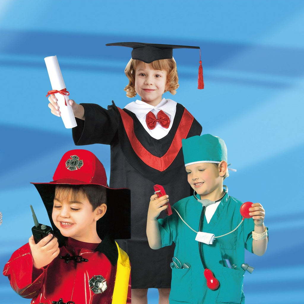 Children's Captain Clothing Girls Stewardess Clothing Holiday Party Performance Wear by DC-THE CEO
