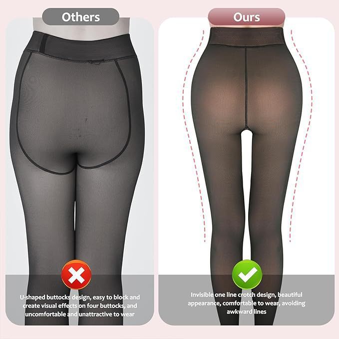 Warm Women's Light Leg Velvet Thickened Transparent Pantyhose by DC-THE CEO